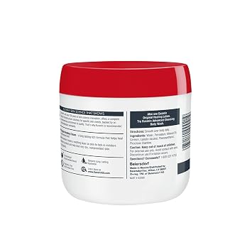 Eucerin Original Healing Cream, Fragrance Free Body Cream for Dry Skin, 16 Oz Jar (Pack of 1)