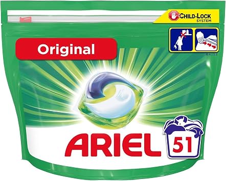 Ariel All-in-1 Pods Washing Liquid Laundry Detergent Tablets/Capsules, 51 washes