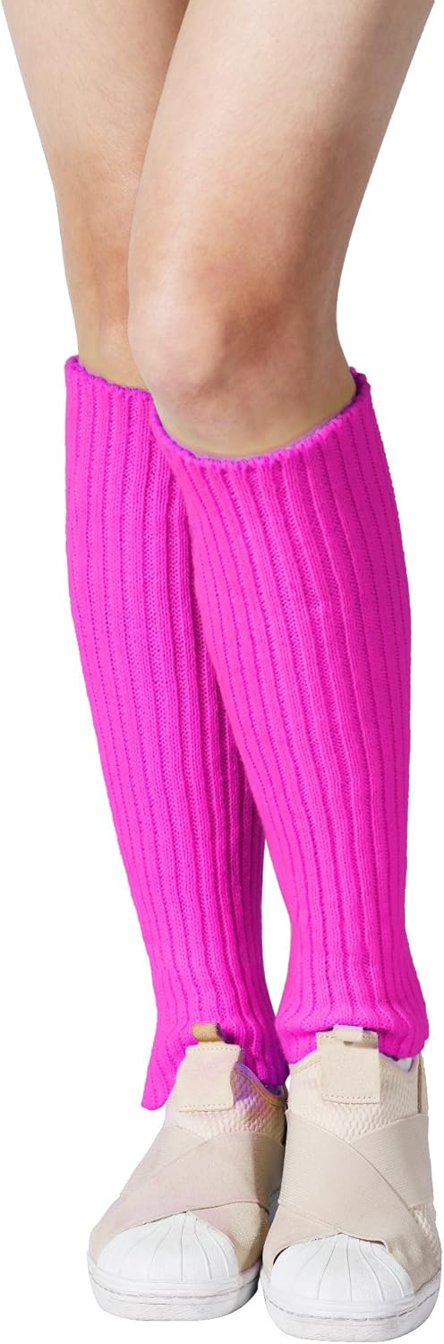 Blulu 2 Pairs 80's Knit Leg Warmers with Good Elasticity 80's Party Costume Women Soft Long Leg Warmers for Halloween Party Accessories - Image 7