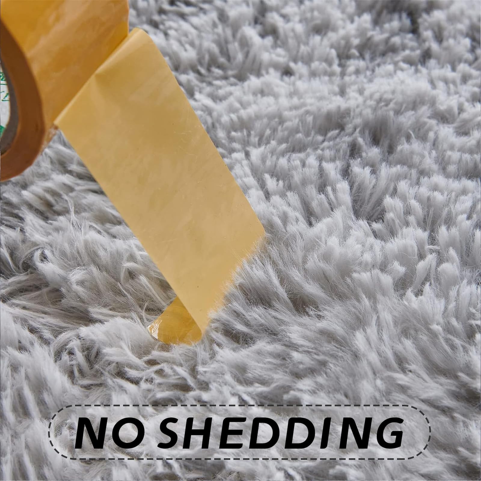 Treer Tapijten woonkamer groot, zacht pluizig ruig tapijt faux pluche vloertapijt, moderne antislip vloermat, mat voor kinderslaapkamer, hal en keuken, woondecoratie (100 x 200 cm, grijs paars