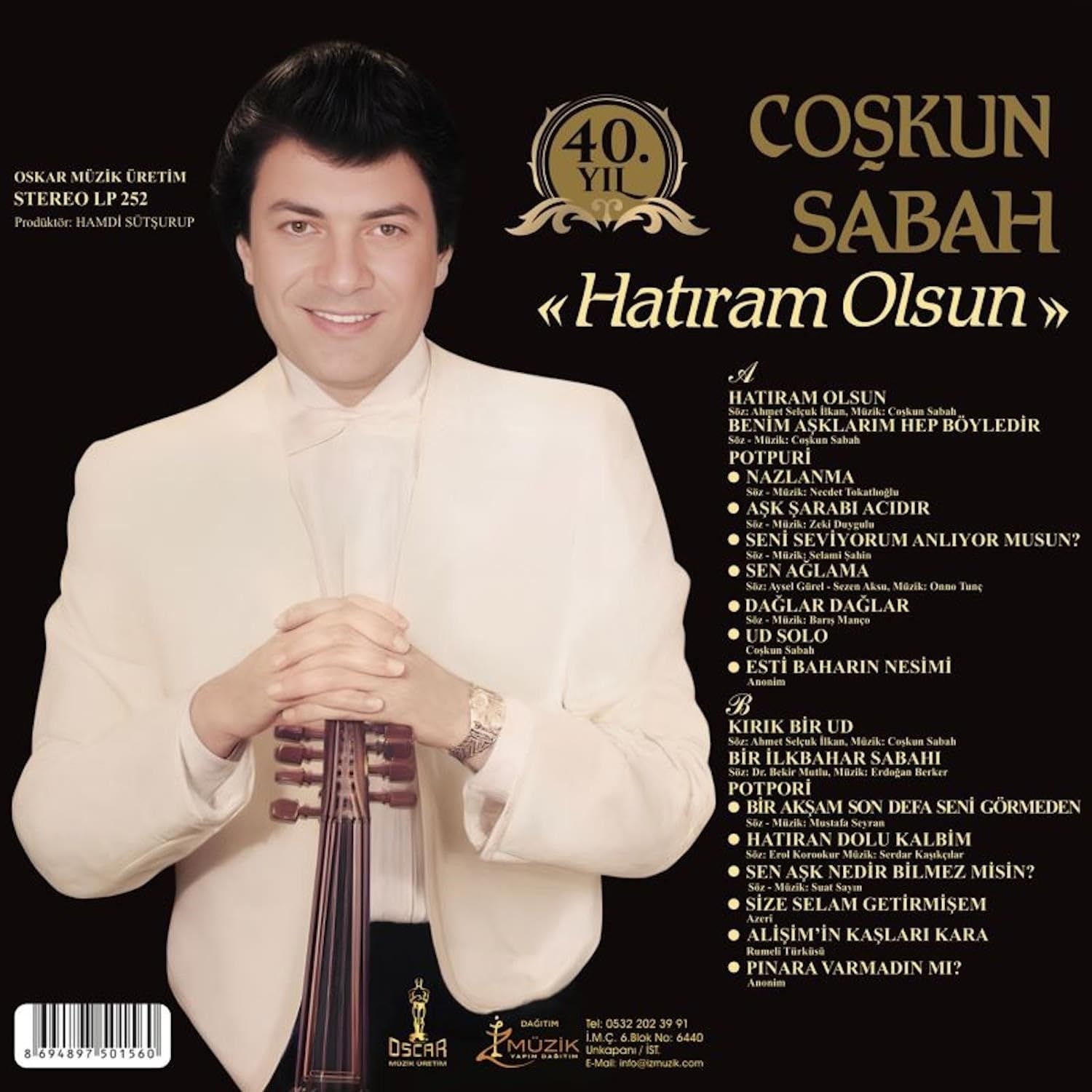 Coşkun Sabah Hatıram Olsun Plak 40. Yıl Özel Baskı, Stereo LP