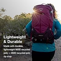 Vista 3 de Osprey Sirrus 24L Mochila de senderismo para mujer, color verde suculento