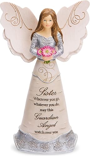 Vista 22 de Pavilion Gift Company Elements Daughter - Figura de ángel guardián, 6 pulgadas, color rojo