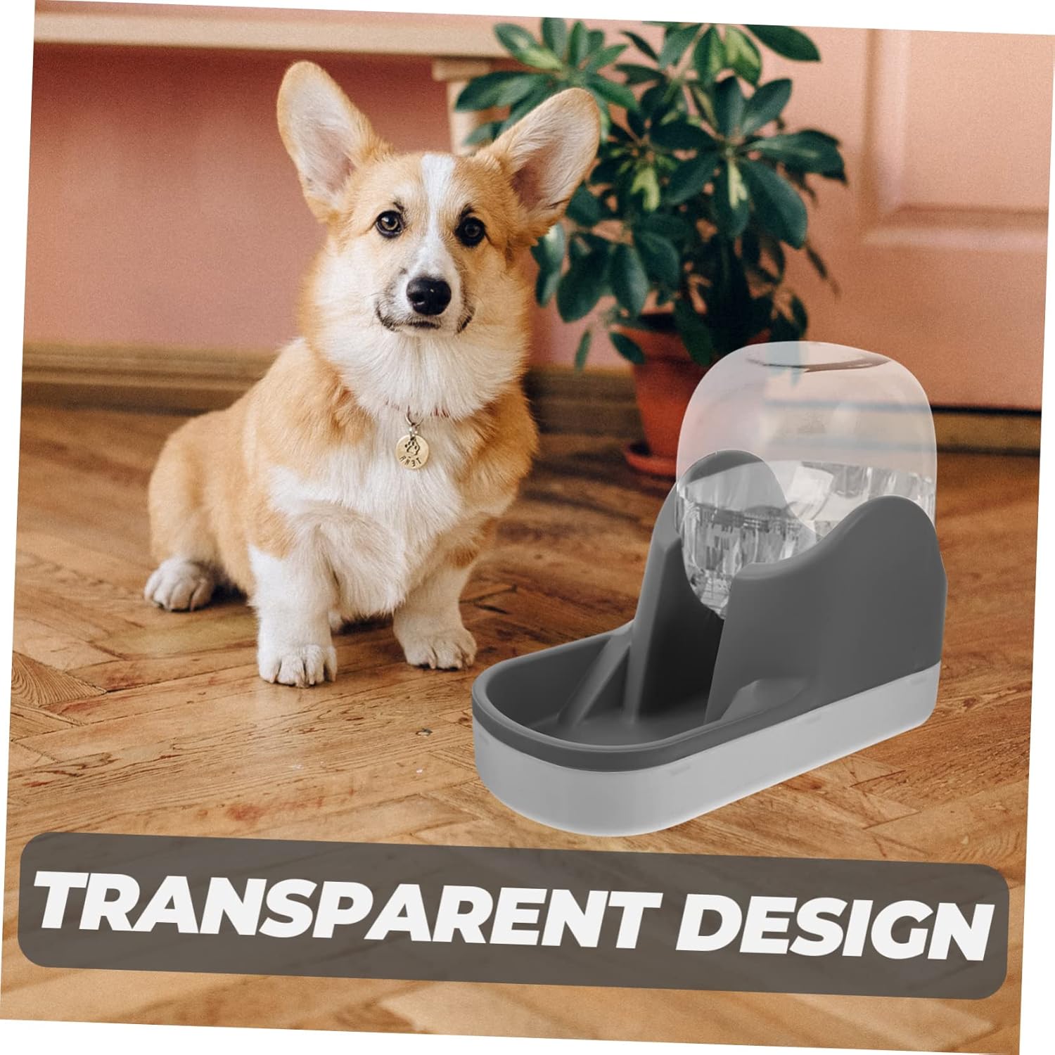 YARNOW Pet Water Fountain Cat Water Cat Drinking Automatic Gravity Feeder Dog Waterer Gravity Waterer for Dogs Pet Drinking Fountain Plastic