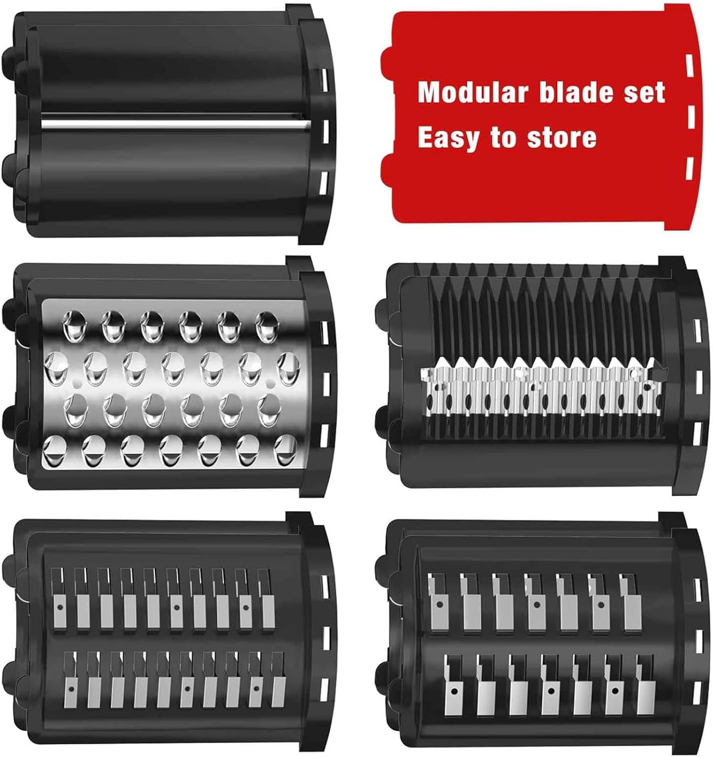 Kitchen Blender Vegetable Preparation Cutting Shredding Cheese Cutter Grater Compatible For 3.5QT 4. 6QT 7QT 8QT Vegetable Slicer Attachment Mixer Fine Set Restaurant Supplies Food Equipment