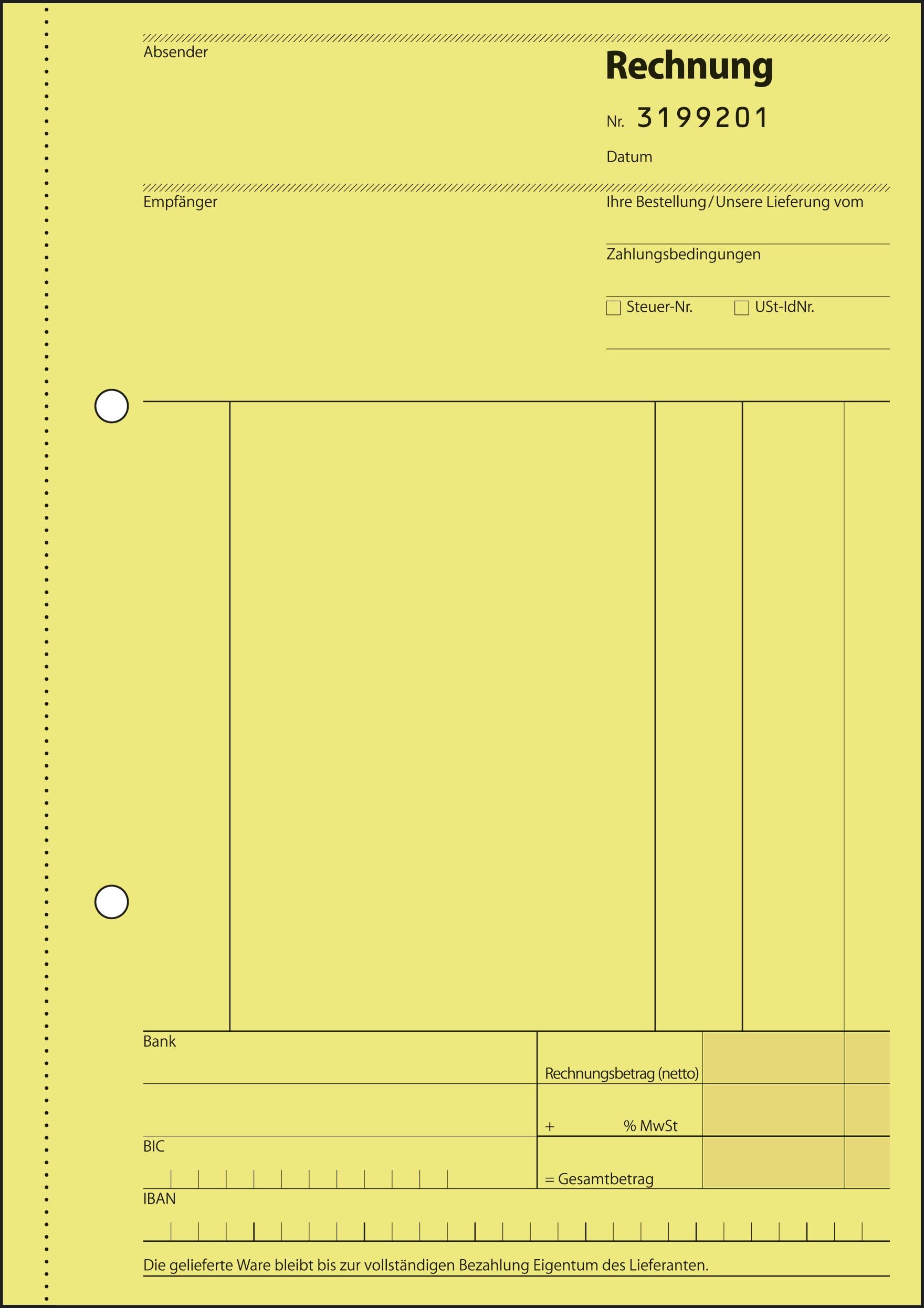 Sigel SD131 Consecutive First And Second Numbering Invoices, Sheets, Do