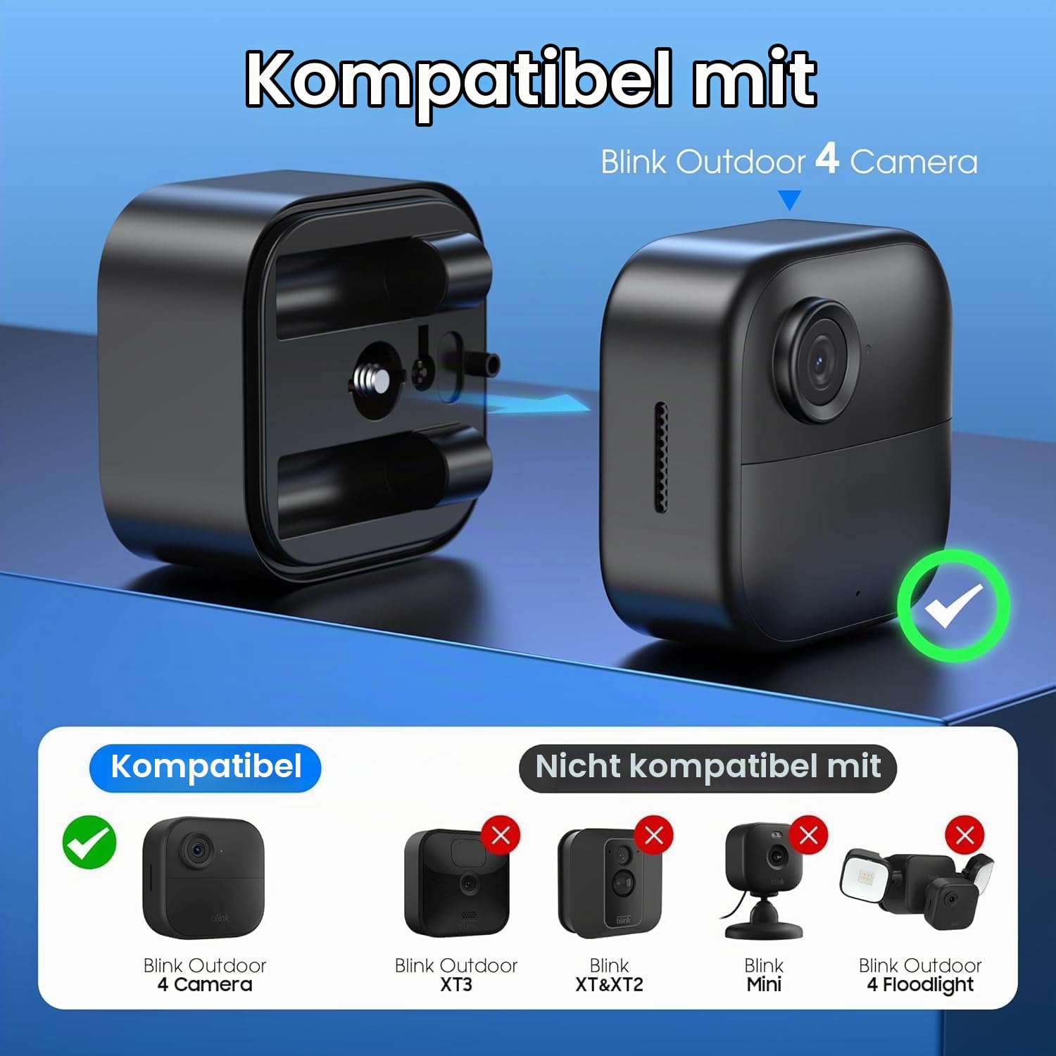 6800mAh Wiederaufladbare Lithium-Batterie für Blink Outdoor 4 Kugelkamera, wasserdicht