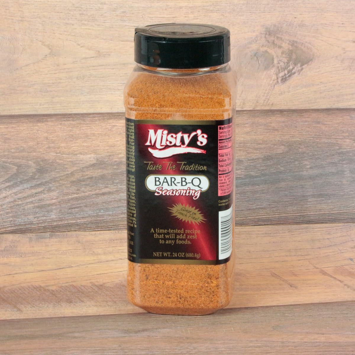 Misty's Steakhouse BBQ Seasoning Gluten Free No MSG Meat Poultry Game 24 Ounces