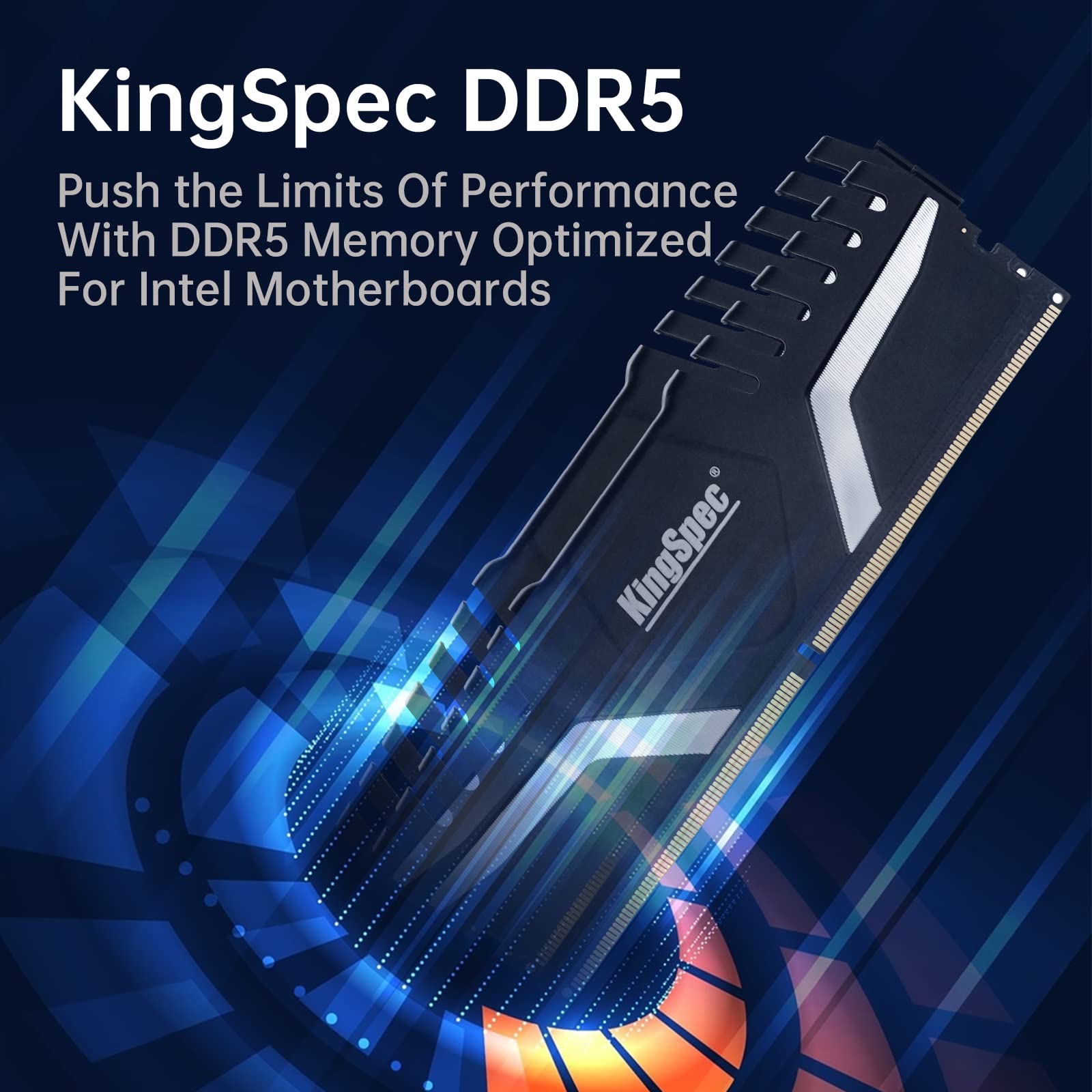 DDR5 メモリ 16G x2 32gb argbヒートシンク付き Amazon.co.jp: KingSpec DDR5 Ram 32GB (2x16GB) 4800MHz