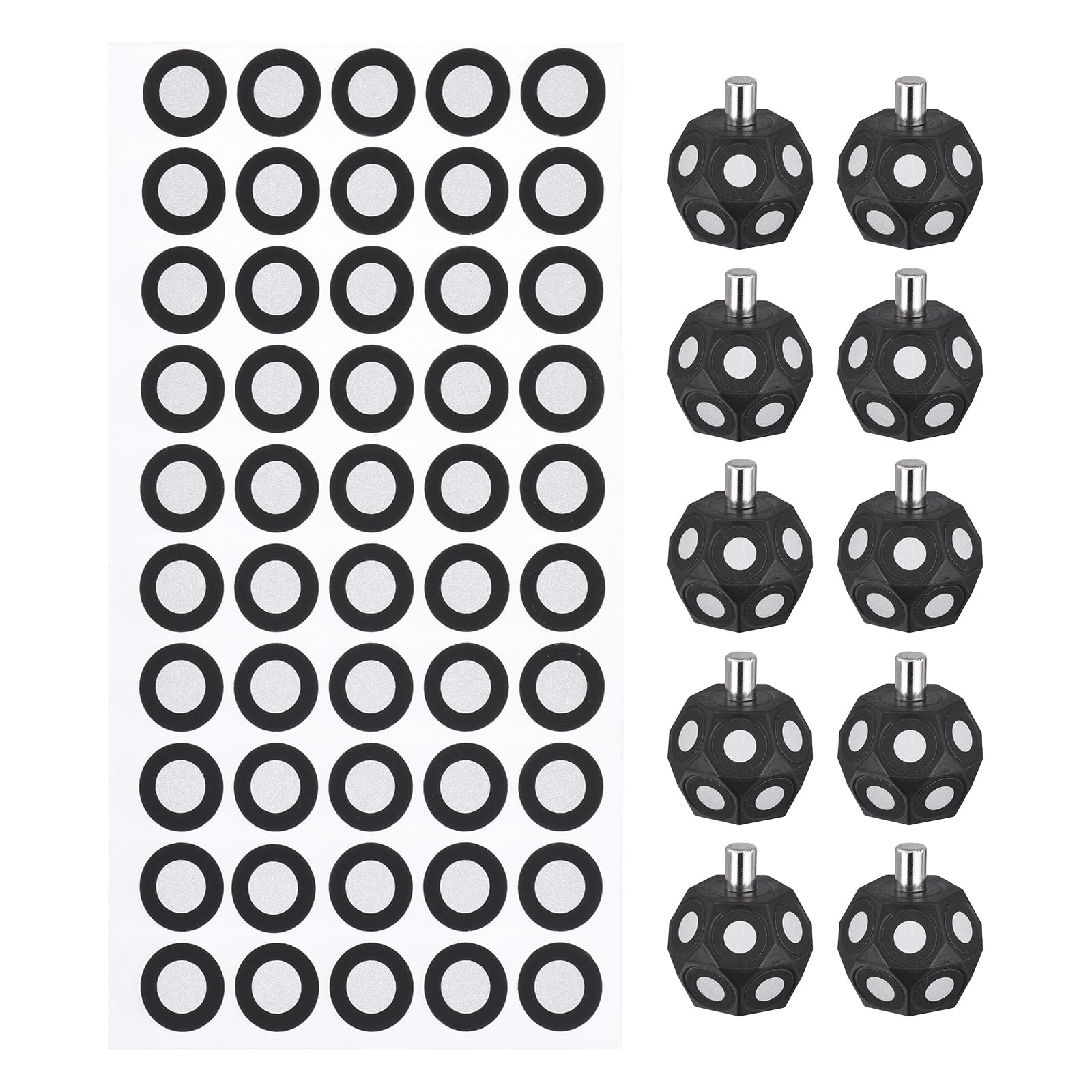 3D-Scan-Markierer-Set 6mm 10+500 Stück