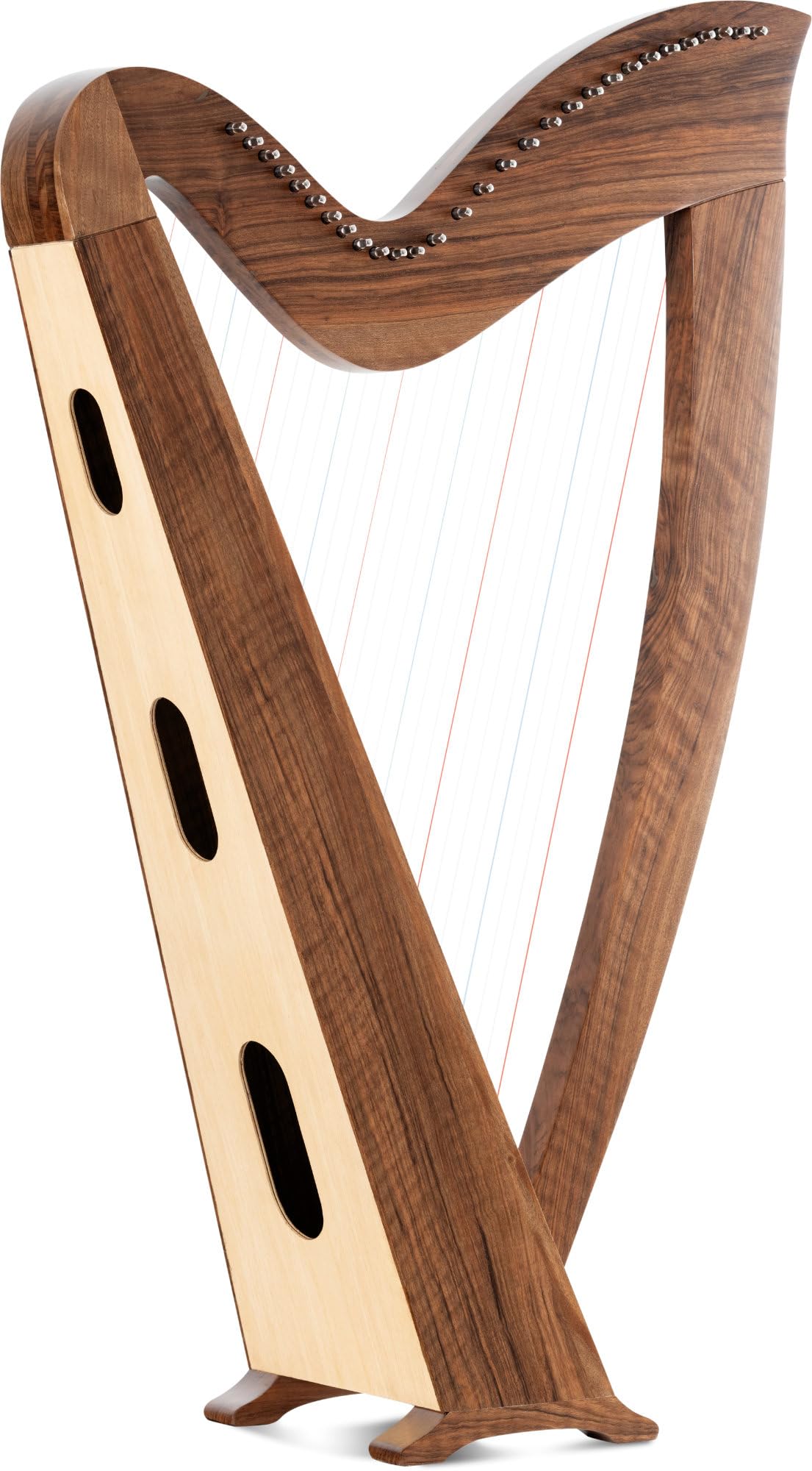 Classic Cantabile H-29 WN Arpa Celtica 29 corde, accordatura Mi bemolle maggiore, meccanica a semitoni, legno noce, include borsa e 2 chiavi, altezza 101 cm.
