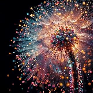 SHICERNHJ 5D Diamond Art Kits for Adults,Dandelion Full Drill Diamond Dots for Adults Beginner DIY Round Paint with Diamond Painting Kits Gem Art for Crafts Kits Adult Home Decor 14 X 14 Inch