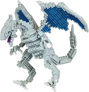 カワダ(Kawada)ナノブロック 遊戯王デュエルモンスターズ 青眼の白龍 デラックスエディション NBM-065 7×28×21ｃｍ 12才以上 インテリア ホビー NBM-065