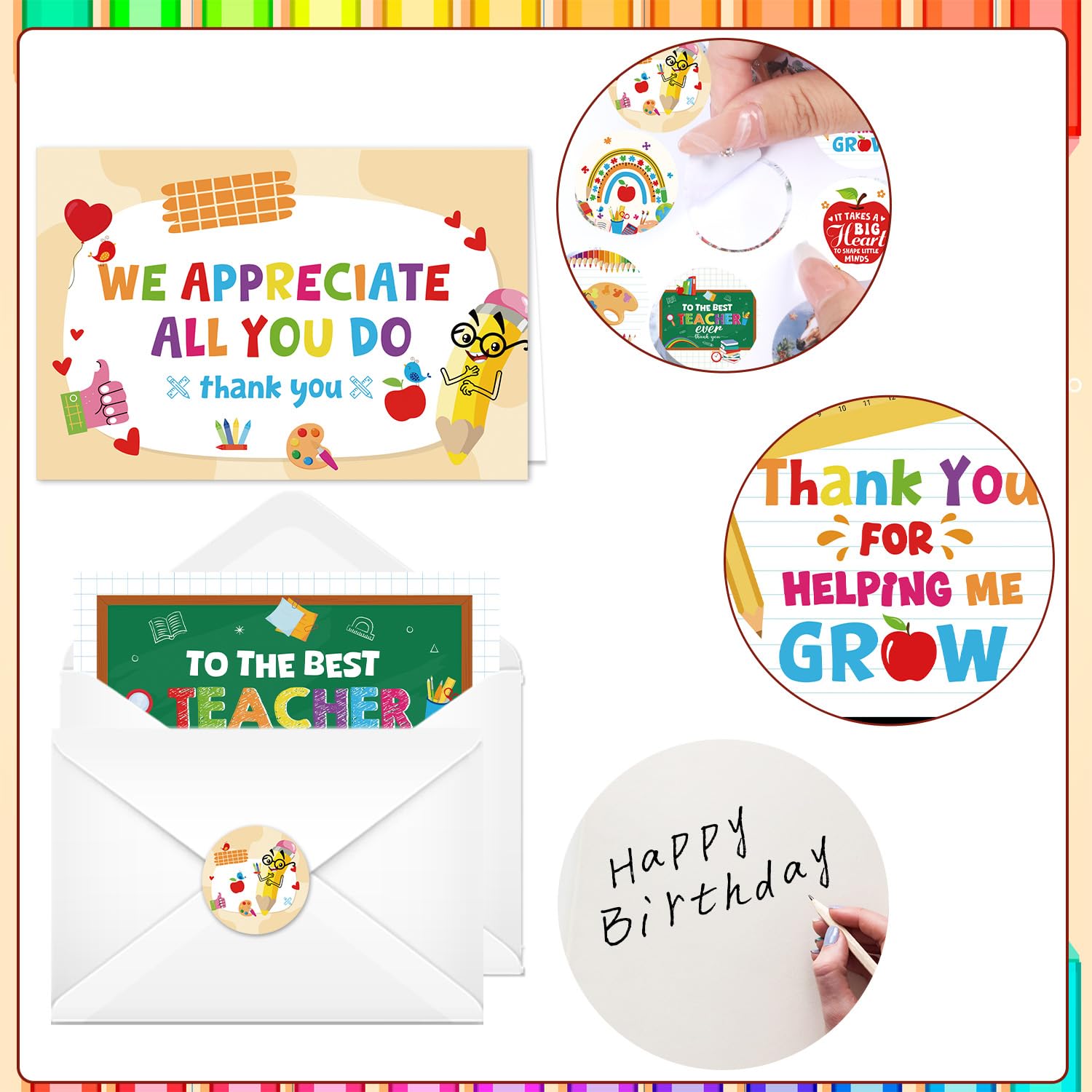 Eiapadeor Teacher Appreciation Cards Gifts - Image 3