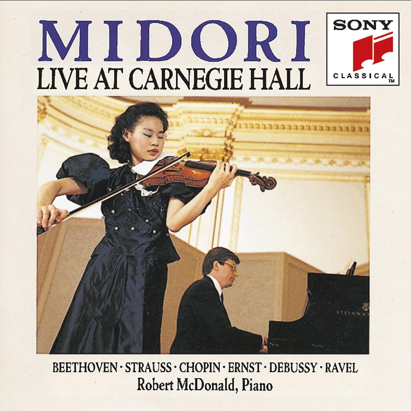 Midori Live at Carnegie Hall [Audio CD] Midori /Vln//Mcdonald /Pno/; Midori /Mcdonald; Midori / McDonald/ Robert and Midori