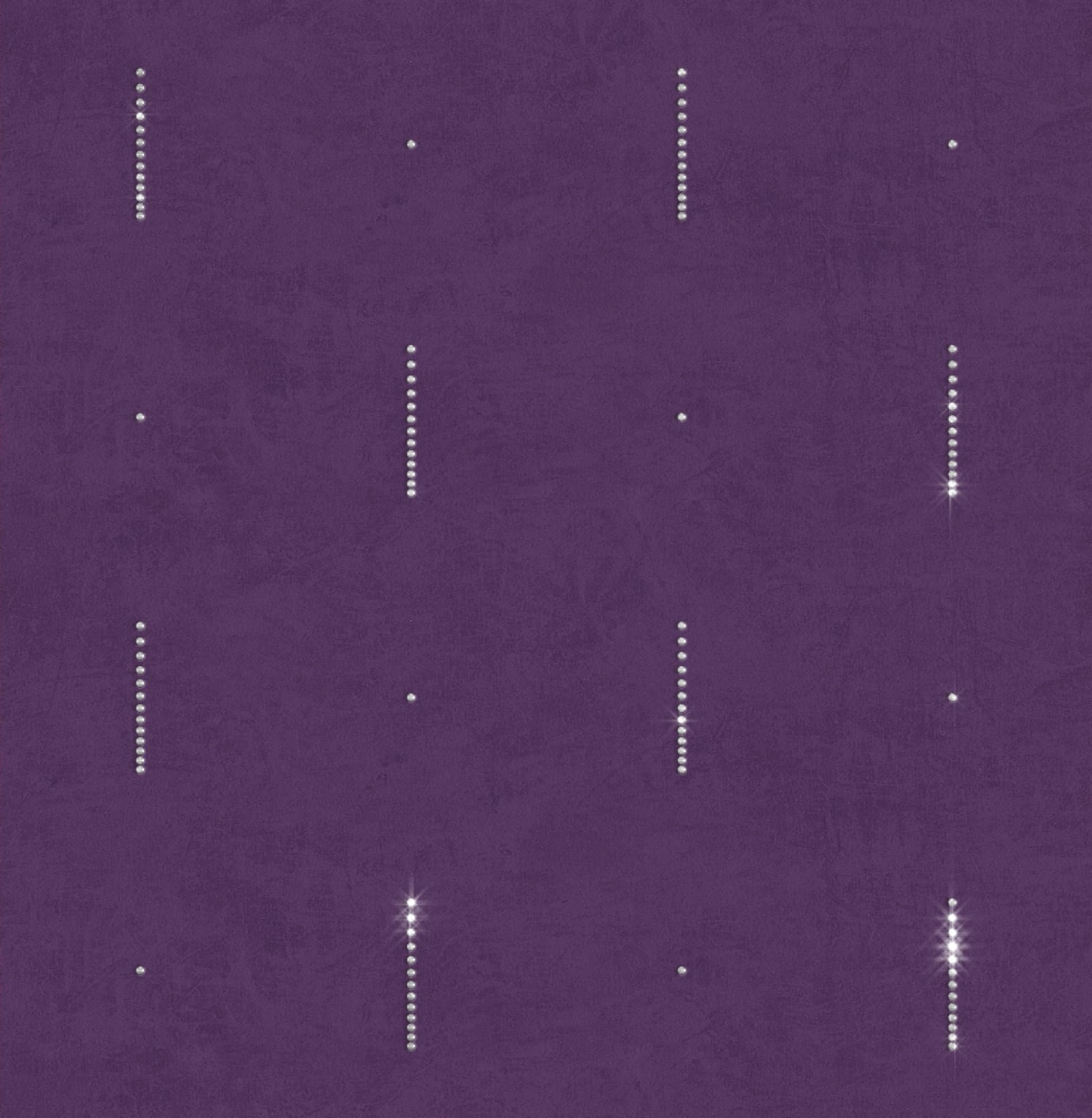 Papier peint non tissé violet pour camoufler les défauts des murs avec élégance