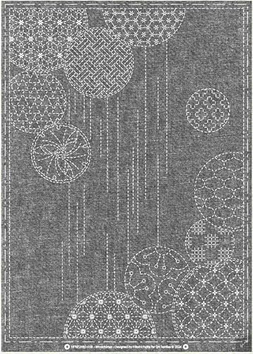 Sashiko Pre-Printed Panel Windchimes