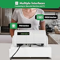 Vista 4 de Caja registradora con punto de venta,Caja registradora electrónica,Cajón de caja registradora con impresora térmica,Sistema POS Caja