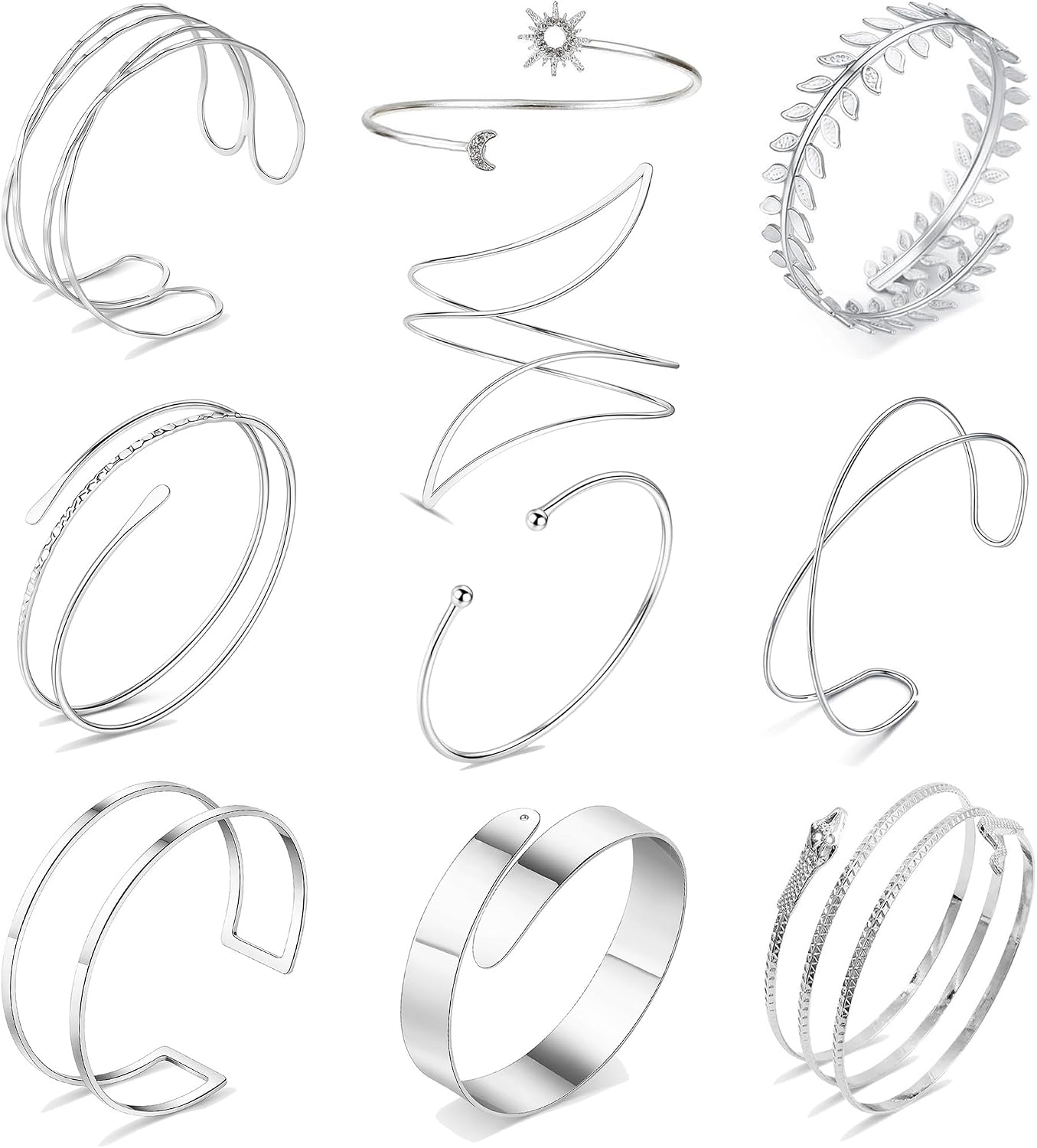 “Stylish Gold Arm Cuff Jewelry Set for Women”