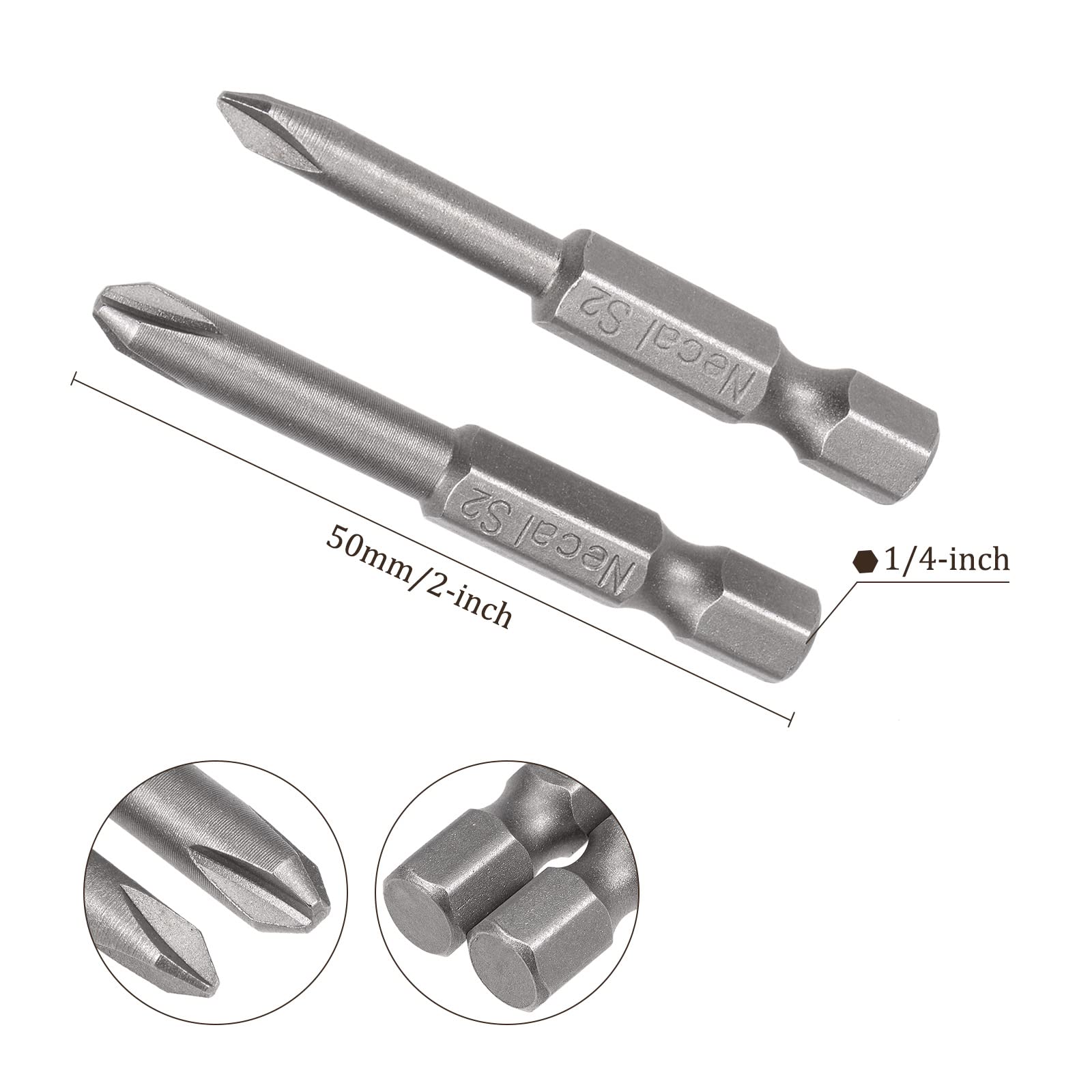 Amazon | Kozelo トライポイントドライバービットセット 50 mm x