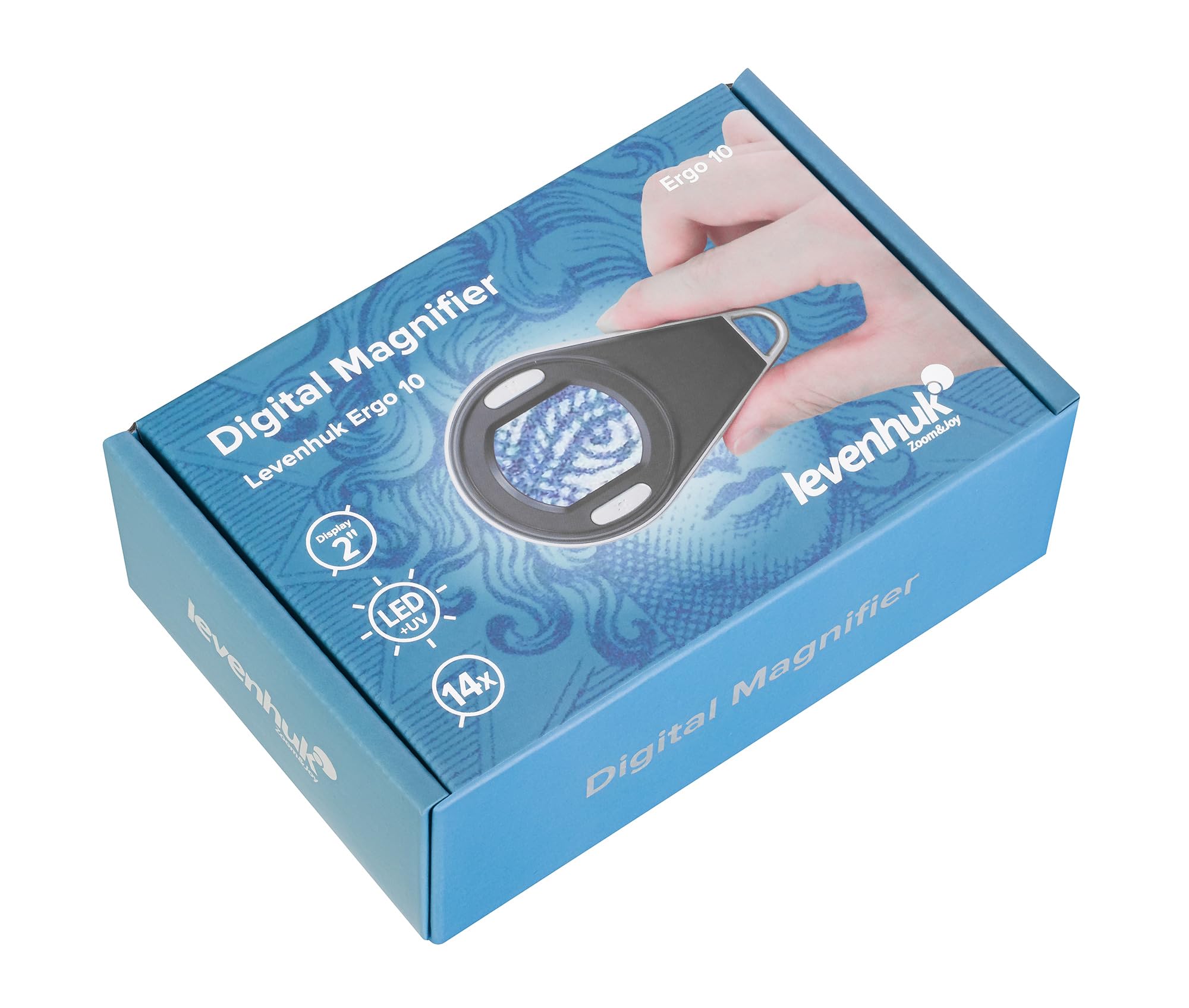 Levenhuk Ergo 10 Digitale Lupe mit LCD Display 5x/9x/14x UV LED