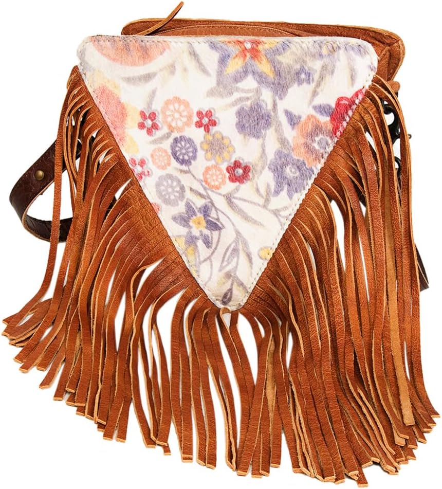 American Darling Cross Body Hair on Genuine Leather Western Women Bag | Handbag Purse Crossbody for Cute