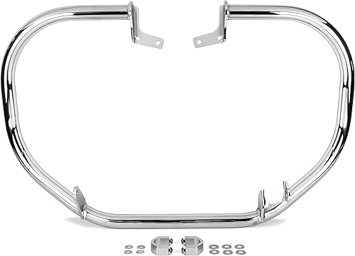 Krator Protector de motor, cromado, barra de choque de carretera compatible con Honda VT750DC Shadow Spirit 2001-2002