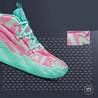 Uhclrr Men's Basketball Shoe Anti Slip Men's Basketball Shoe Men's Basketball Shoe Outdoor Sports Shoe(38 EU, F2)