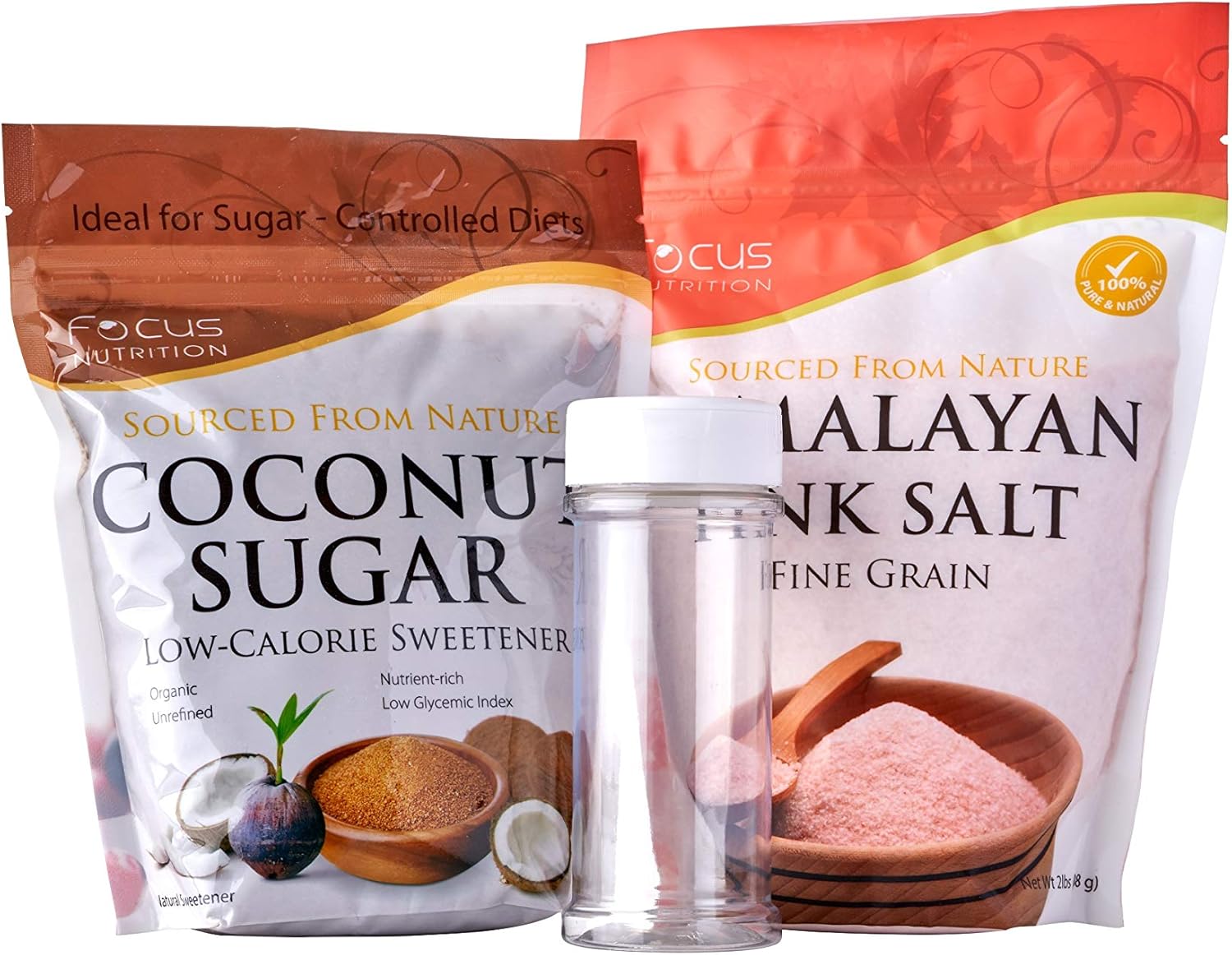 Buy 12 Pack of 6 Oz. Empty Clear Plastic Spice Bottles with White ...