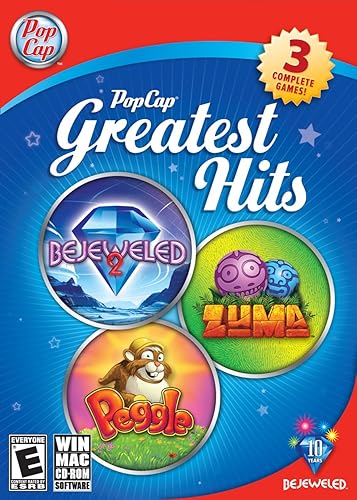 Popcap Greatest Hits - Bejeweled 2, Peggle, Zuma (PC)