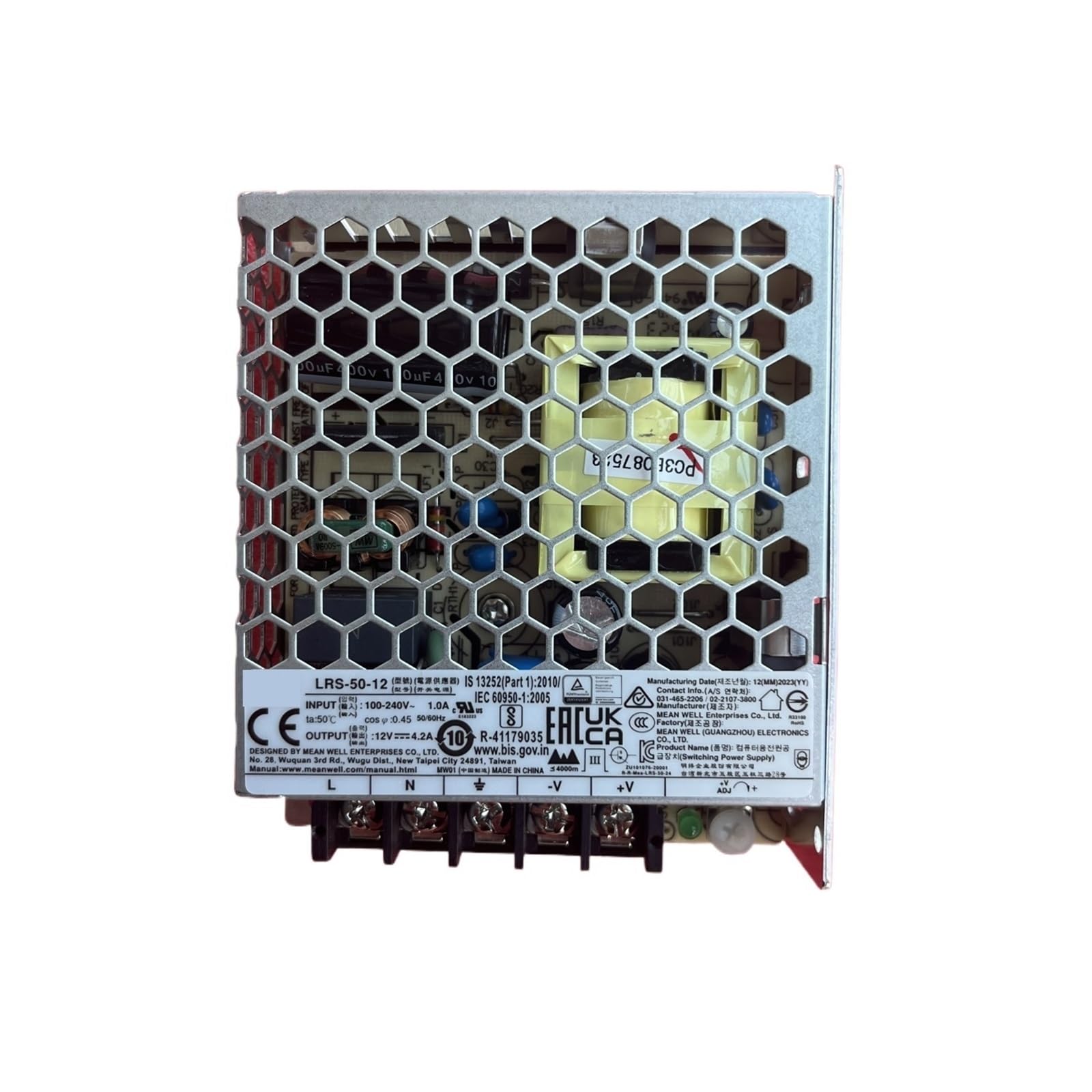 BRODEFUP LRS-50-24 24V 2.2A 50W Single Output Switching Power Supply LRS-50