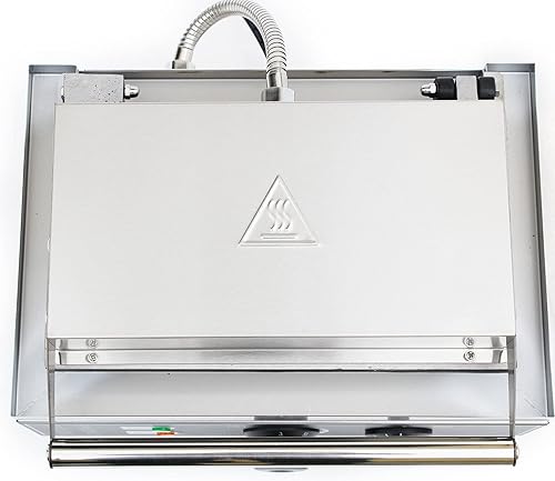 Miniatura 5 de DYRABREST Sandwichera comercial, tostadora de 1500 W y parrilla eléctrica Panini, máquina de sándwiches eléctrica antiadherente, hace sándwiches de