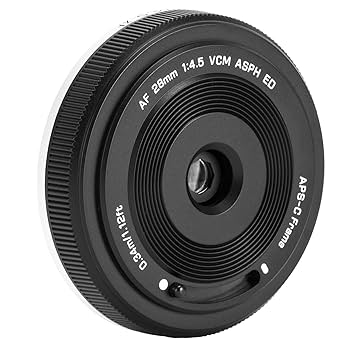 Amazon.co.jp: VILTROX AF 28mm F4.5 XF 超薄型 レンズ 富士