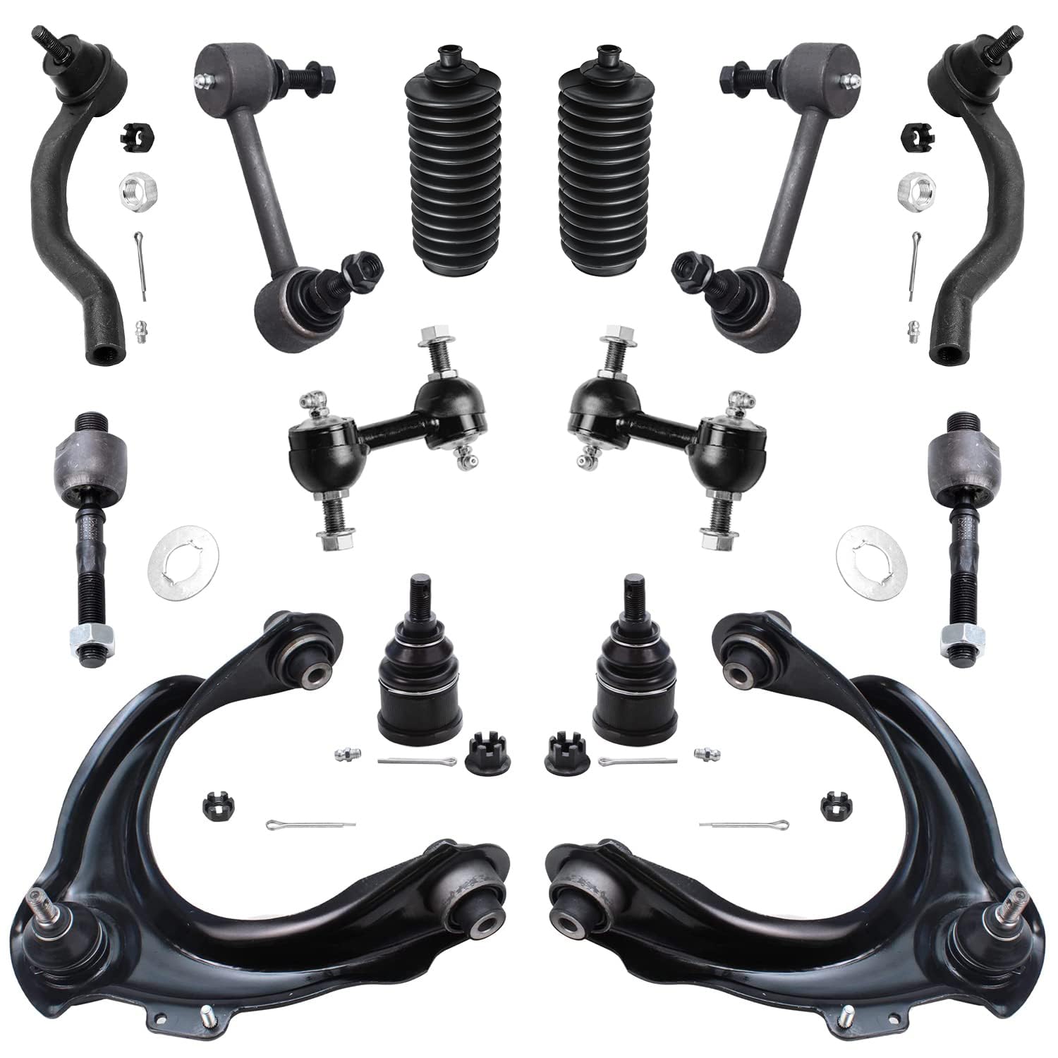 Detroit Axle - 14pc Front End Suspension Kit for 04-08 Acura TSX, 03-07
