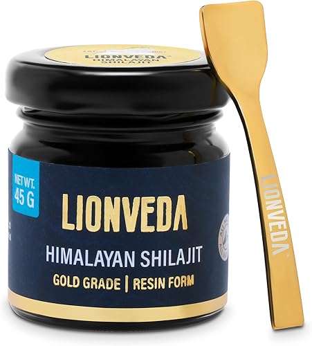 Miniatura 8 de LIONVEDA Resina Shilajit orgánica pura del Himalaya con más de 85 trazas minerales y ácido fúlvico para energía, apoyo inmunológico y metabolismo