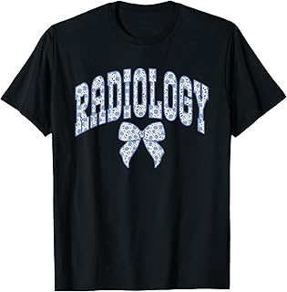 Radiology Coquette Bow Radiology Department Xray Tech Grad T-Shirt