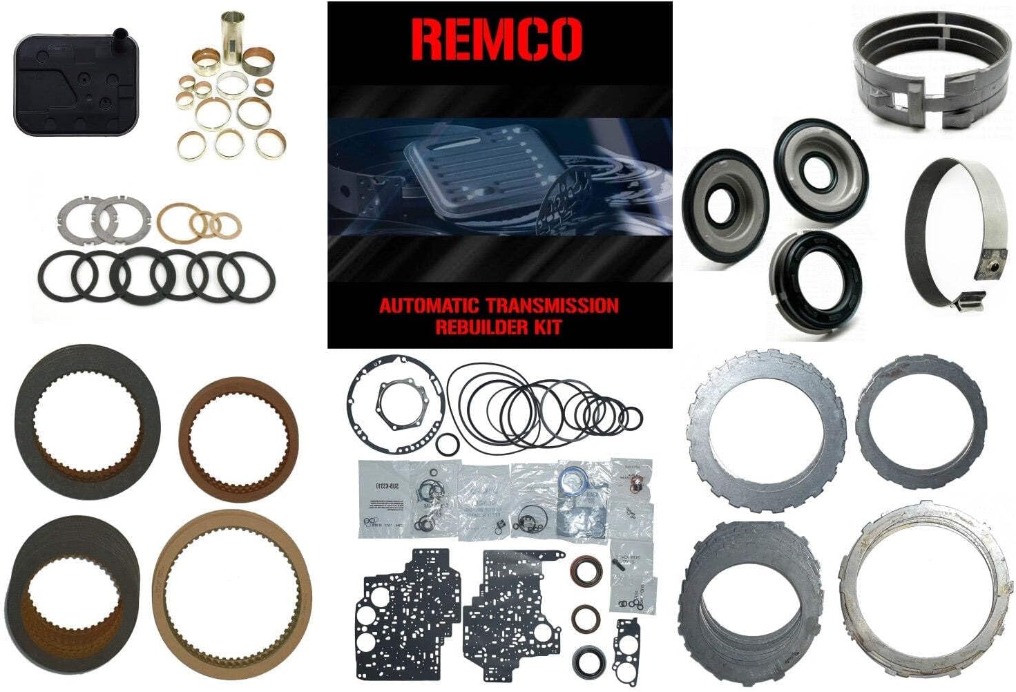 4l80e (97-up) transmission rebuilt kit deluxe bands bushing washer piston filter Automatic transmission