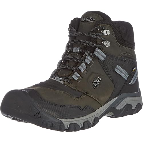 KEEN Men's Ridge Flex Mid Height Waterproof Hiking Boots
