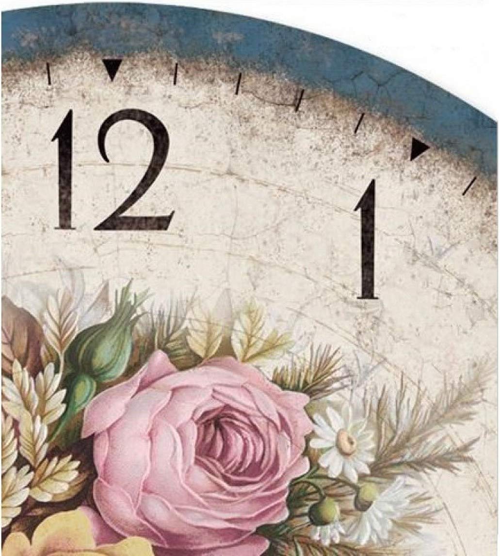 Ohne Tickgeräusche Wanduhr, 10 Z0ll/25.4cm Runde Wanduhr