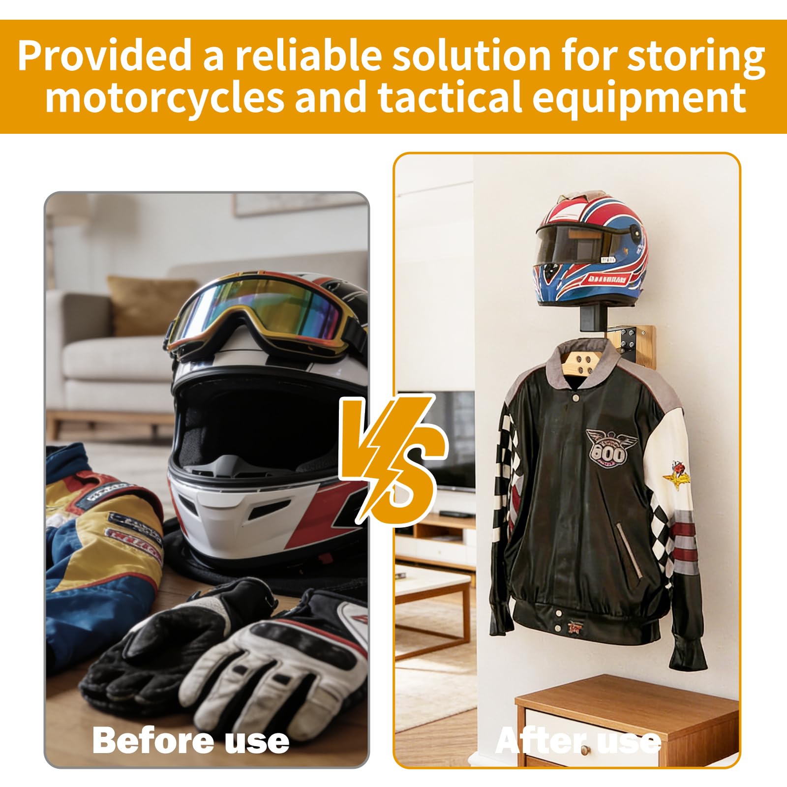 Helmhalterung Wand, Motorrad Garderobe Motorradhelm Halterung für Motorrad Fahrrad Rennsport Oberbekleidung SportausrüStung PräSentation