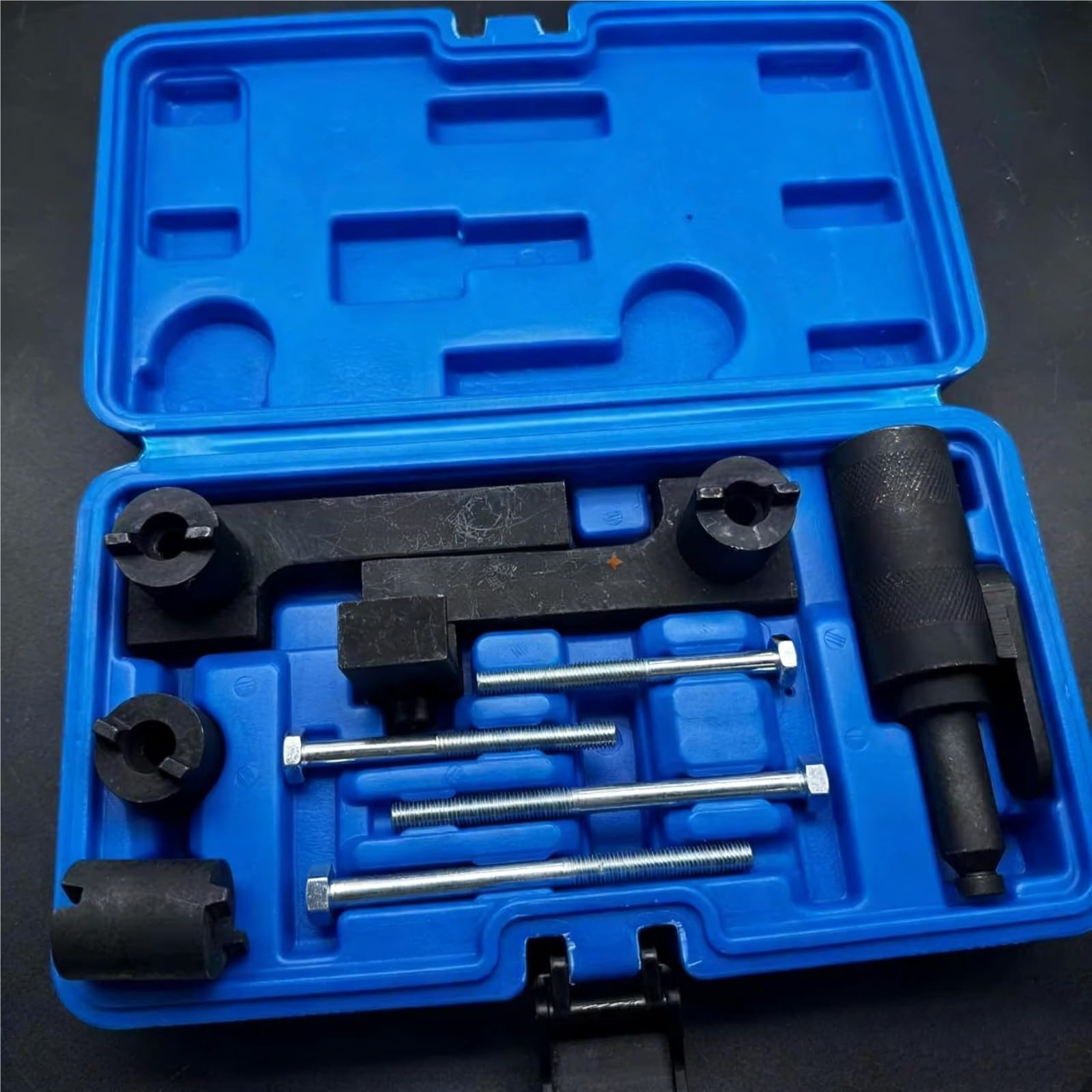 Kit D'Outils Calage Moteur Compatible avec Volvo pour S80 S60 S40 XC60 XC90 2.4 2.5 2.9T Kit D'outils D'alignement Vilebrequin d'arbre À Cames Distribution Courroie De Moteur