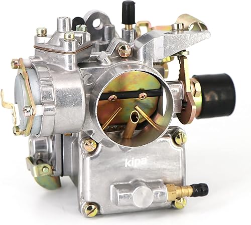Miniatura 3 de KIPA Carburador para VW Beetles Super Beetles 1971-1979 motor de doble puerto de 1600 cc más grande de 1535in Carby Bore 12 V Choke eléctrico PICT-3