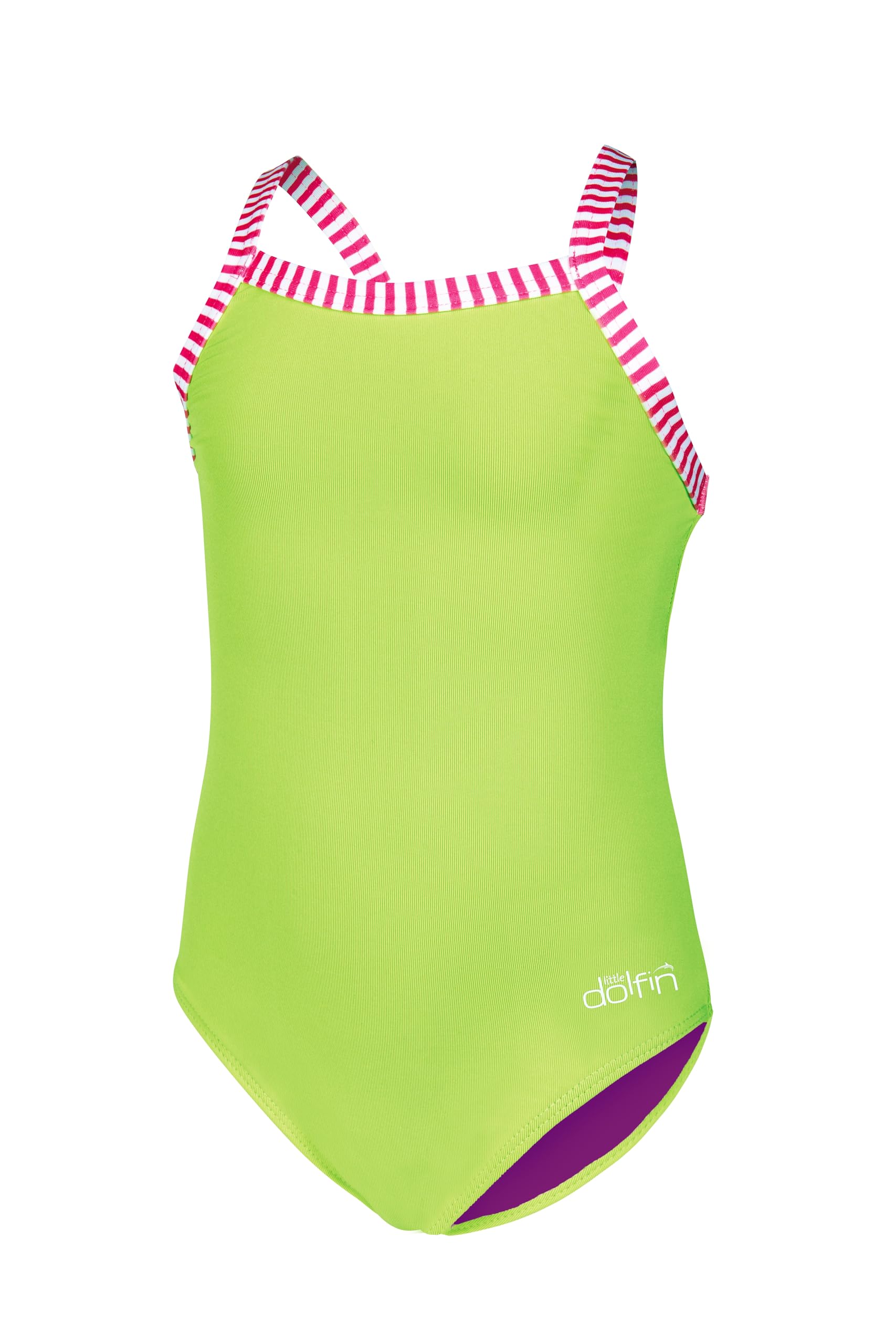 Dolfin Little Girls One Piece Swimsuit for Little Girls and Toddlers