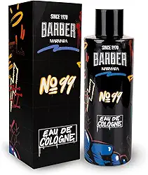 barber marmara No.99 Edição Limitada Eau de Cologne Fragrância Masculina Garrafa de Vidro para Água Embalagem para Presente Pós-Barba Colônia Masculina Fragrância Fresca Amadeirada