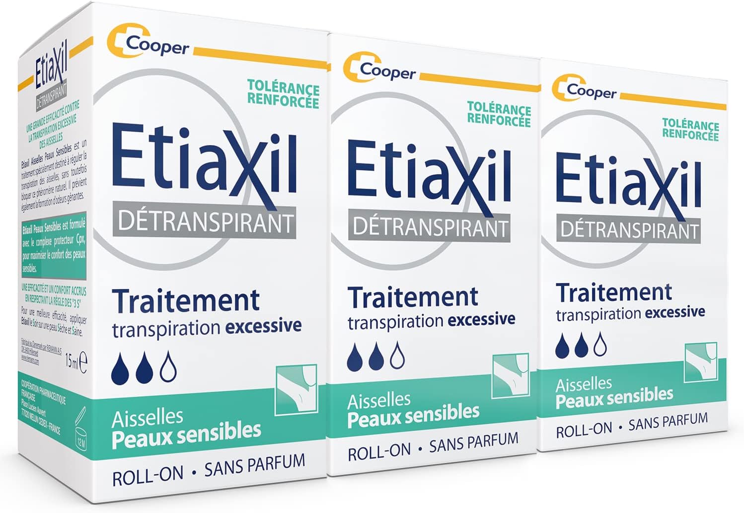 ETIAXIL Déodorant Détranspirant Traitement Transpiration Excessive