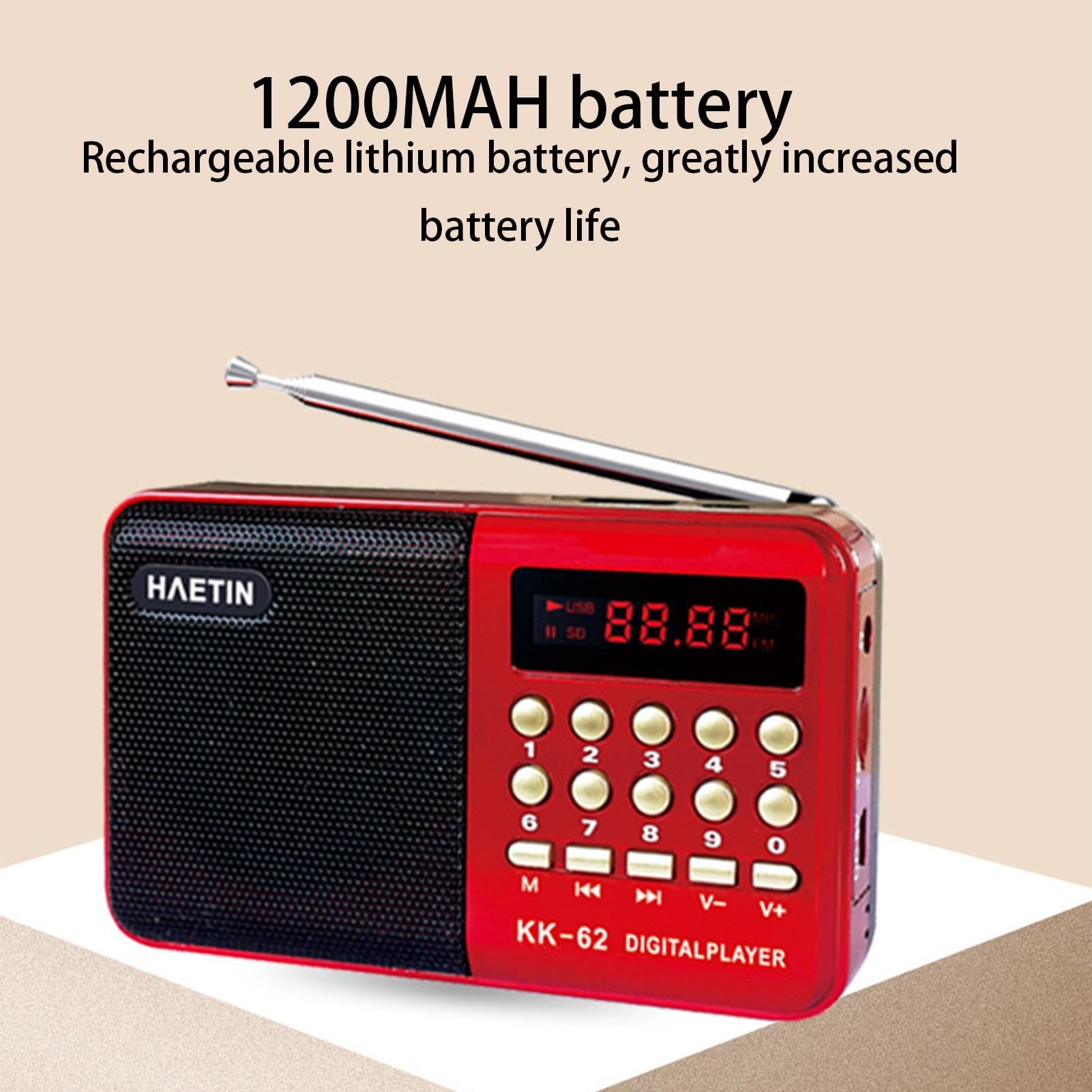 Amazon.co.jp: コンパクトポータブルFMラジオ – 小型多機能