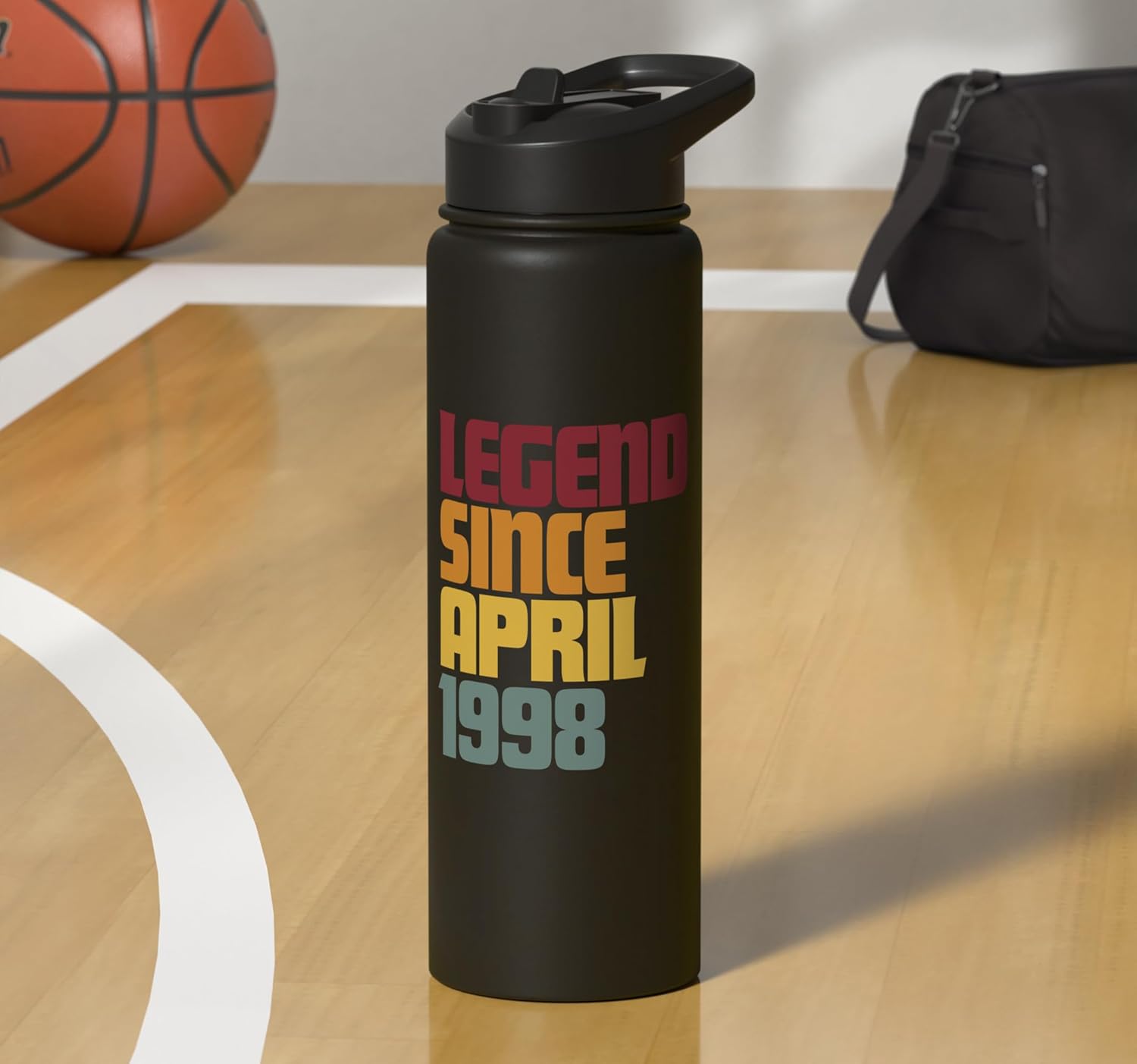 Legend Since April 1998 28th Birthday - Vintage Funny Stainless Steel Insulated Water Bottle