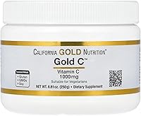 Vista 1 de California Gold Nutrition Gold C Powder - Polvo de vitamina C de grado USP, apoyo inmunológico y bienestar estacional, apto para vegetarianos, sin