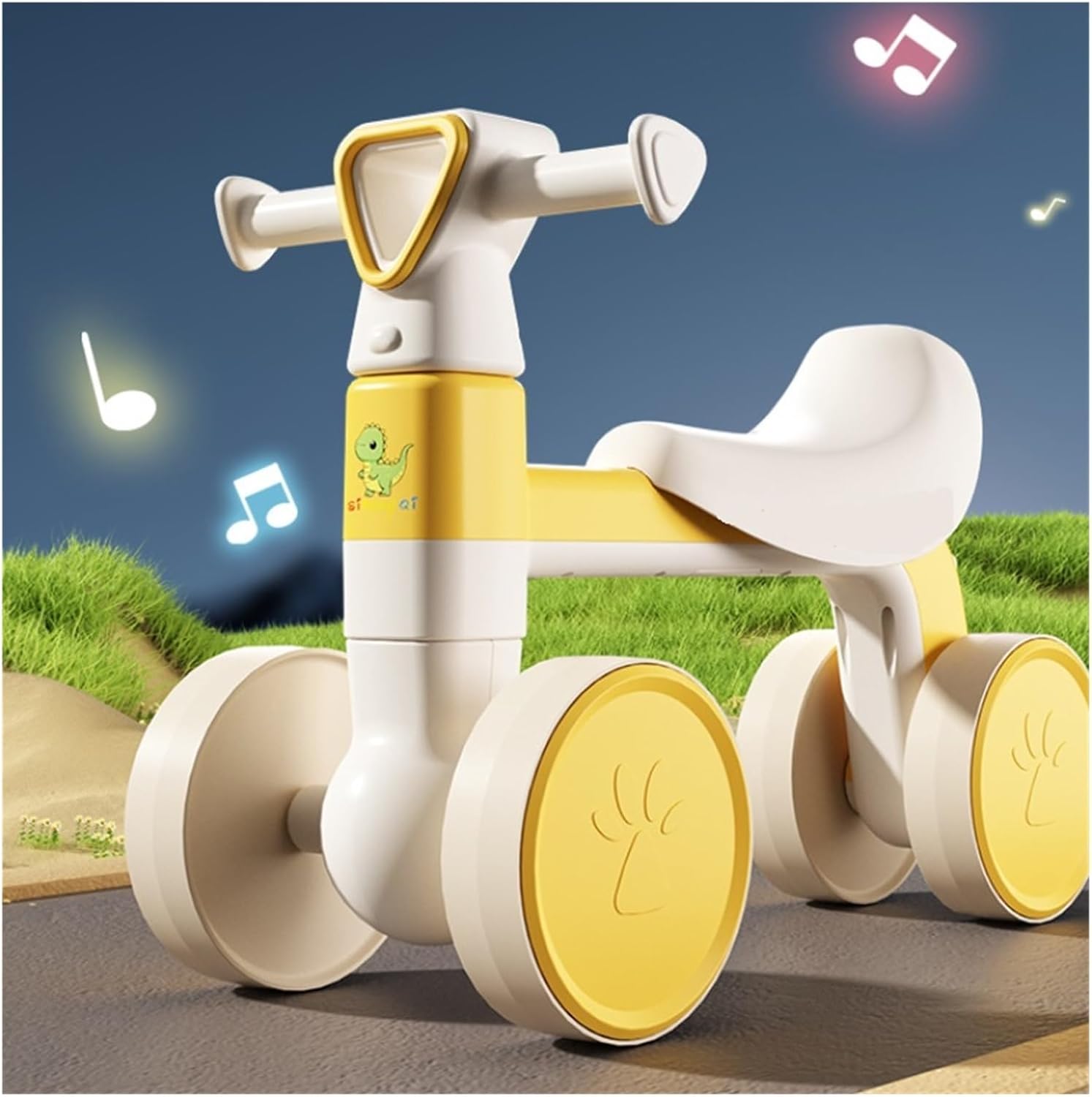 Twist car Swing Car 4 WheelsBalance Bike Toys with Music No Pedal Wiggle Cars for Boy Girls Indoor Outdoor Play Ride on Toy(Pink)