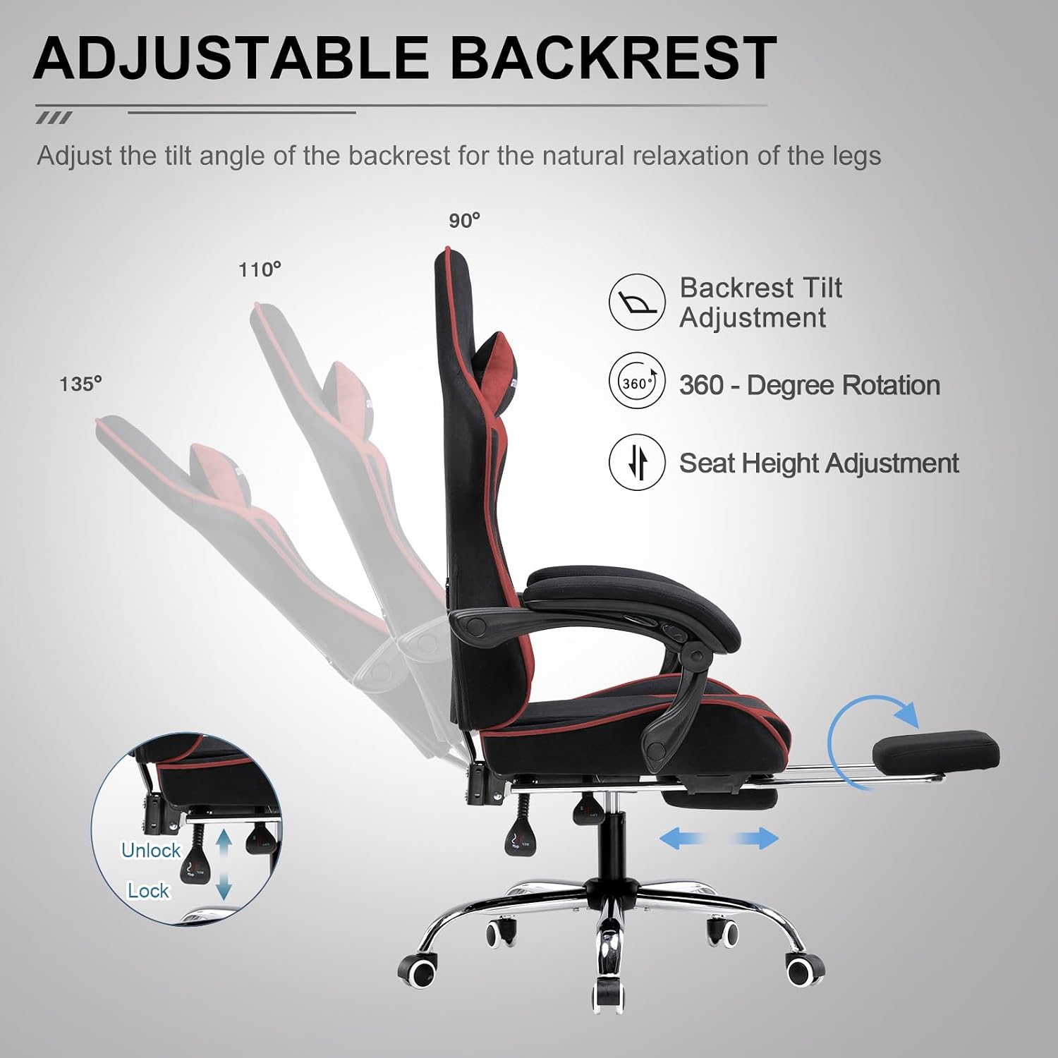 Sedia da gioco - Sedia gaming - Immagine 4